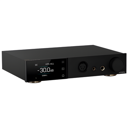 A70 PRO Headphone Amplifier / Preamp Balanced Volume R2R | Black