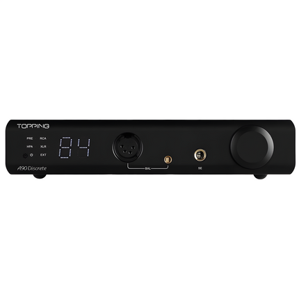 A90 DISCRETE Discrete Balanced Headphone Amplifier Preamplifier | Black