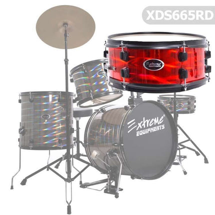 Drum Set Metallic Red XDS665RD
