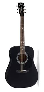 CORT AD810E-BKS Elektro Akustik Gitar Siyah