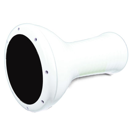 DDBD28WH Darbuka Cast Pipe Patterned White