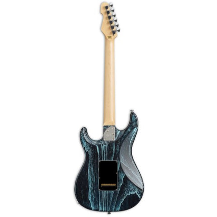 ESP Custom Snapper CTM Drift Wood Black Blue Filler Elektro Gitar