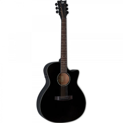 ESP LTD A-300E Black Electro Acoustic Guitar