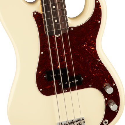Fender American Professional II Precision Bass Maple Fingerboard Olympic White Bass Guitar