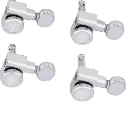 Fender Fender Staggered Locking Vintage-Style Buttons Polished Chrome 6 Tuner