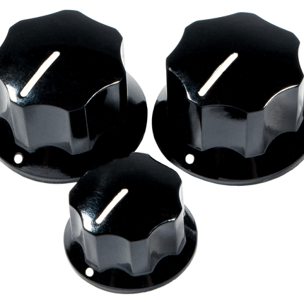 Fender Pure Vintage 60s Jazz Bass 3 Black Control Knob