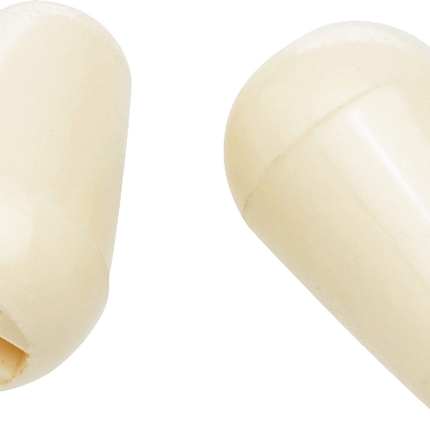 Fender Stratocaster Switch Tips White 2 Control Knob