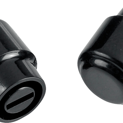 Fender Telecaster Barrel Switch Tips Black 2 Control Knob