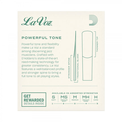 Rico Lavoz RIC10MH Soprano Saksafon Kamışı Medium Hard