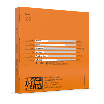 Thomastik Infield Alphayue AL100 3/4 Violin String