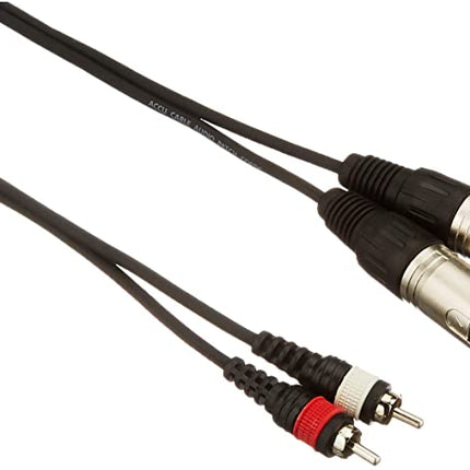 2M Male Xlr-Rca Plug 1 5 Meters