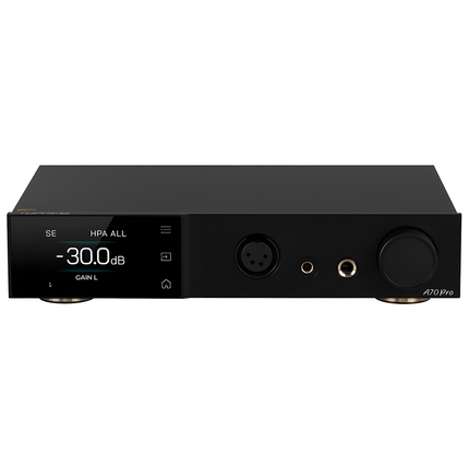 A70 PRO Headphone Amplifier / Preamp Balanced Volume R2R | Black