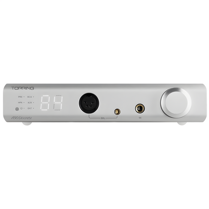 A90 DISCRETE Discrete Balanced Headphone Amplifier Preamplifier | Silver