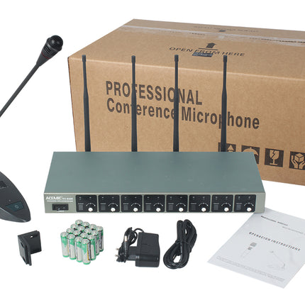 Acemic Eu-8408 8Li Fix Wireless Conference Microphone System