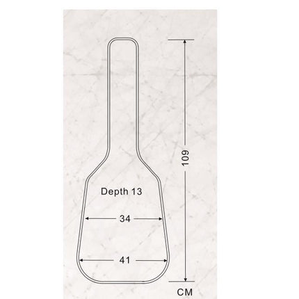 AKUSTİK (DREADNOUGHT) GİTAR KILIFI, SCALE 4/4, SİY