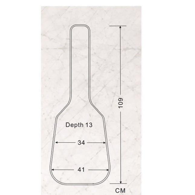AKUSTİK (DREADNOUGHT) GİTAR KILIFI, SCALE 4/4, SİY