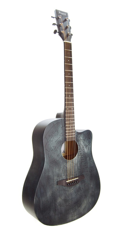 Acoustic Guitar Segovia Authentic Black SGA41SL