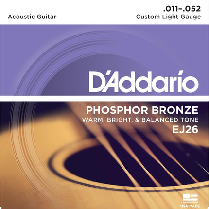 AKUSTİK GİTAR TEL SETİ, PHOSPHOR-BRONZE, CUSTOM LI