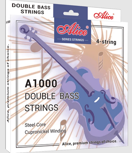 ALICE A1000 CUPRONICKEL STEEL CORE SET (TAKIM) KONTRABASS TELİ