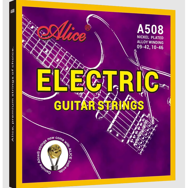ALICE A508-L 10-46 LIGHT NICKEL PLATED ELEKTRO GİTAR TELİ