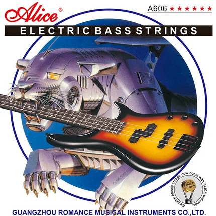 ALICE A606(4)-M 45-105 MEDIUM 4-TELLİ NICKEL PLATED ALLOY BASS GİTAR TELİ