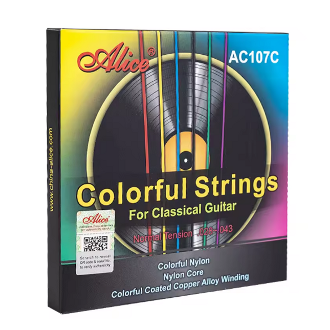 Alice AC107C Renkli Klasik Gitar Teli