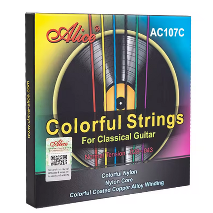 Alice AC107C Renkli Klasik Gitar Teli
