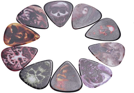 Alice Ap-10R1 Single Side Printed Colorful Guitar Pick