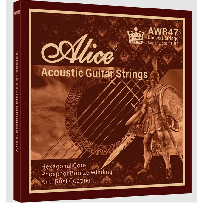 ALICE AWR47-SL 11-52 SUPER LIGHT PHOSPHOR BRONZE  AKUSTİK GİTAR TELİ