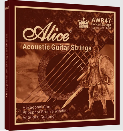 ALICE AWR47-SL 11-52 SUPER LIGHT PHOSPHOR BRONZE  AKUSTİK GİTAR TELİ