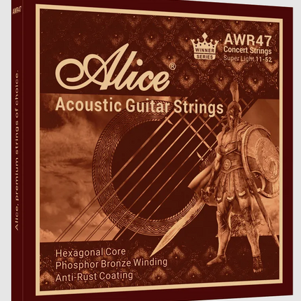 ALICE AWR47-SL 11-52 SUPER LIGHT PHOSPHOR BRONZE  AKUSTİK GİTAR TELİ