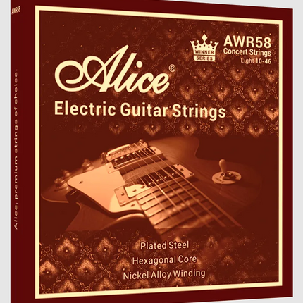 ALICE AWR58-L 10-46 LIGHT NICKEL PLATED ALLOY ELEKTRO GİTAR TELİ