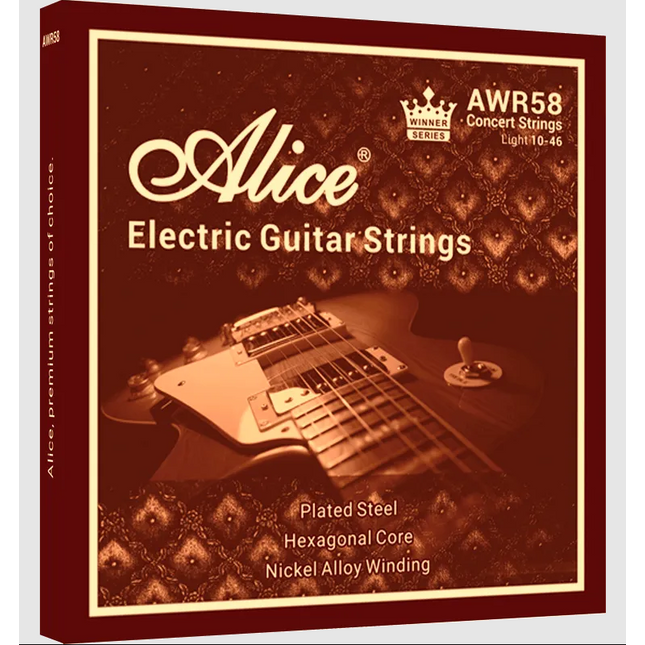 ALICE AWR58-L 10-46 LIGHT NICKEL PLATED ALLOY ELEKTRO GİTAR TELİ