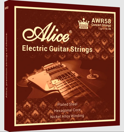 ALICE AWR58-L 10-46 LIGHT NICKEL PLATED ALLOY ELEKTRO GİTAR TELİ