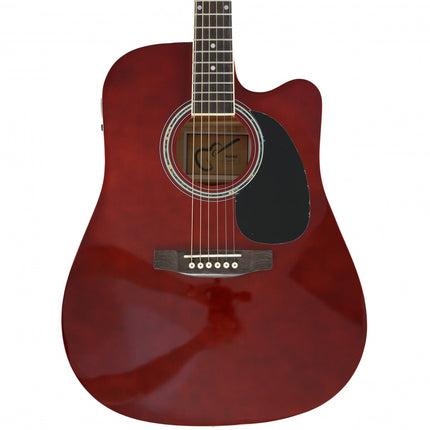 Almira F650N-WRC Wine Red Elektro Akustik Gitar