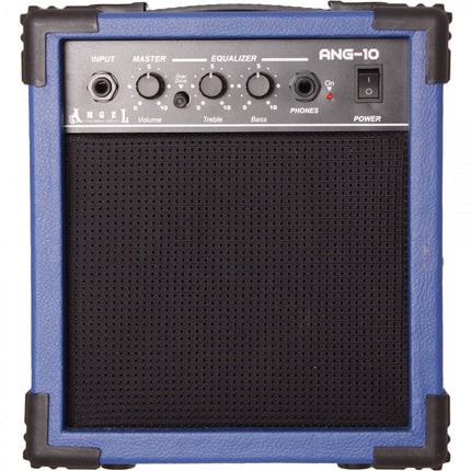 Angel ANG-10-BLUE Blue 10 Watt Electric Guitar Amplifier