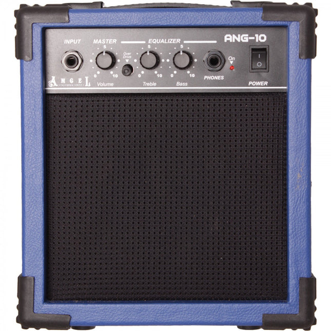 Angel ANG-10-BLUE Blue 10 Watt Electric Guitar Amplifier