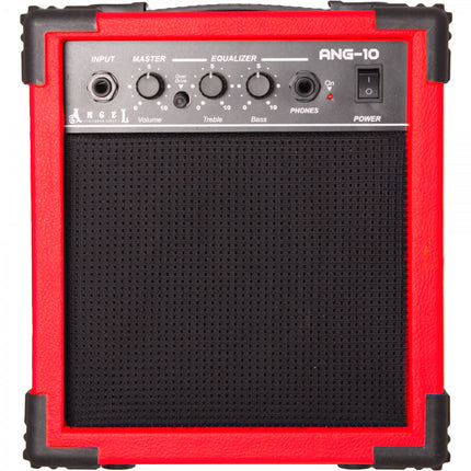 Angel ANG-10-RED Red Electric Guitar Amplifier