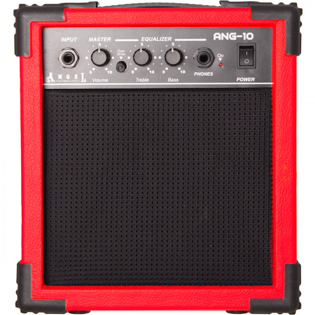 Angel ANG-10-RED Red Electric Guitar Amplifier
