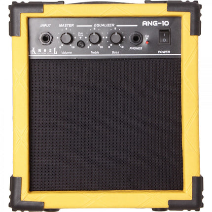 Angel ANG-10-YLW Yellow 10 Watt Electric Guitar Amplifier