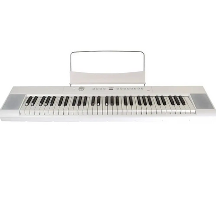 Artesia A-61 61-Key Portable White Digital Piano 