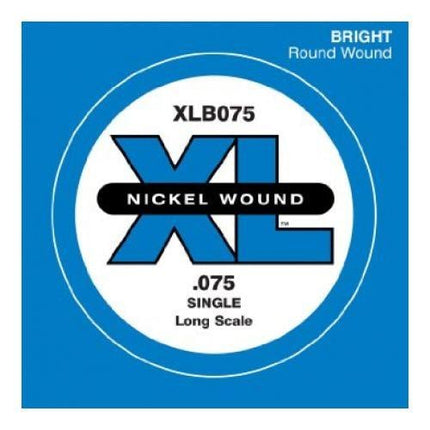 DADDARIO XLB075 BASS TEK TEL, A-(LA), XL NICKEL WOUND, 0.075