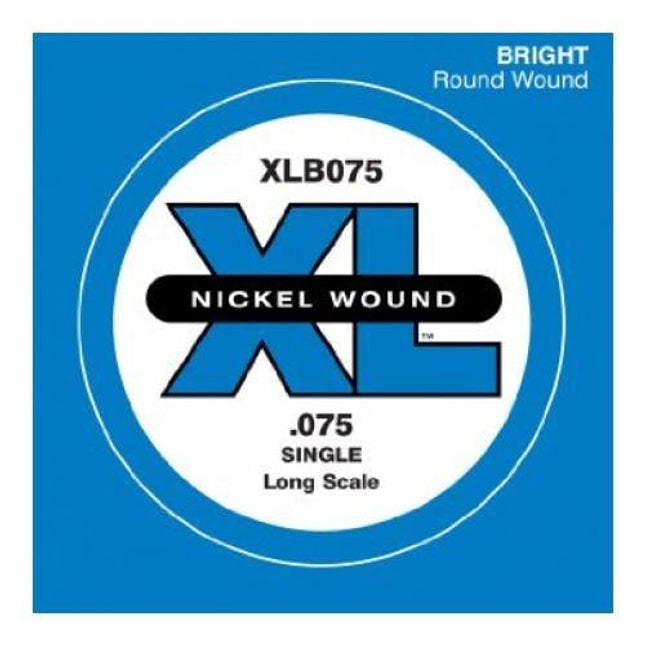 DADDARIO XLB075 BASS TEK TEL, A-(LA), XL NICKEL WOUND, 0.075