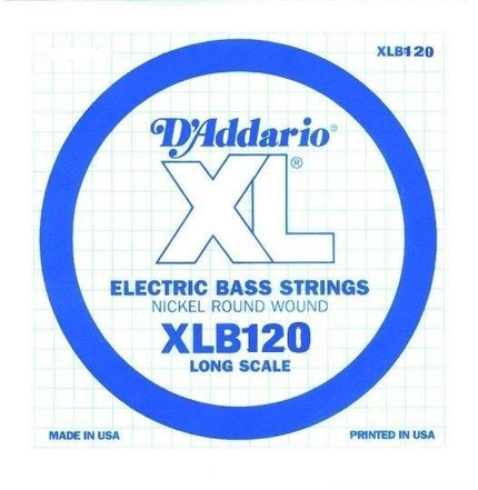 DADDARIO XLB120 BASS TEK TEL, B-(Sİ), XL NICKEL WOUND, 0.120