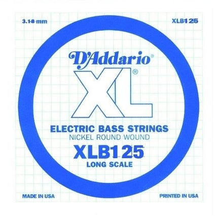 DADDARIO XLB125 BASS TEK TEL, B-(Sİ), XL NICKEL WOUND, 0.125