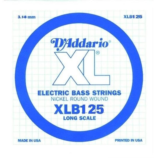 DADDARIO XLB125 BASS TEK TEL, B-(Sİ), XL NICKEL WOUND, 0.125