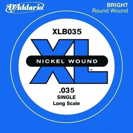 DADDARIO XLB035 BASS TEK TEL, G-(SOL), XL NICKEL WOUND, 0.035