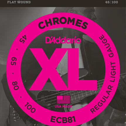 BAS GİTAR TEL SETİ, CHROMES, REGULAR LIGHT GAUGE (