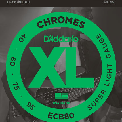 BAS GİTAR TEL SETİ, CHROMES, SUPER LIGHT GAUGE (40