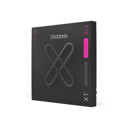 DADDARIO XTB45130 BASS GİTAR TEL SETİ, XT, 45-130, 5 TELLİ, LONG SCALE
